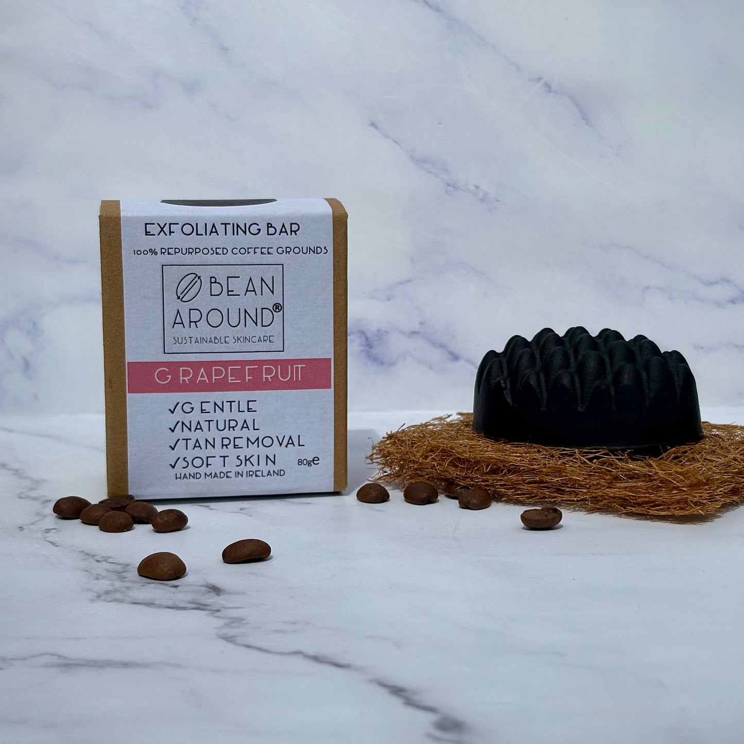 Grapefruit Exfoliating Coffee Soap Bar (80g)