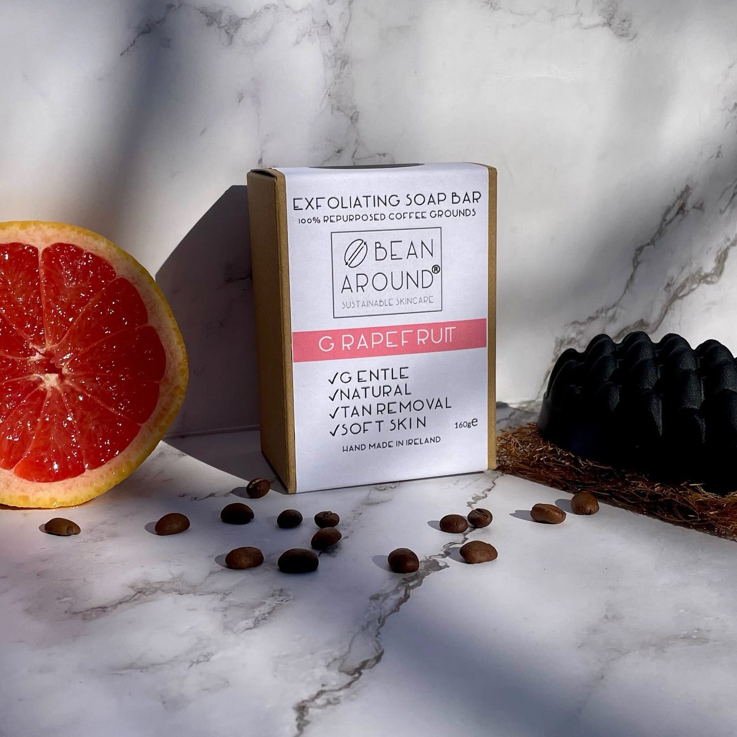 Grapefruit Exfoliating Coffee Soap Bar (160g)