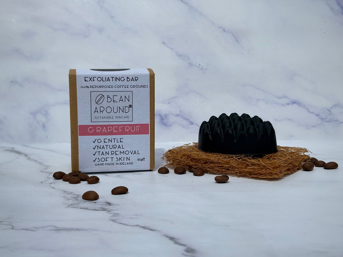 Grapefruit Exfoliating Coffee Soap Bar (80g)