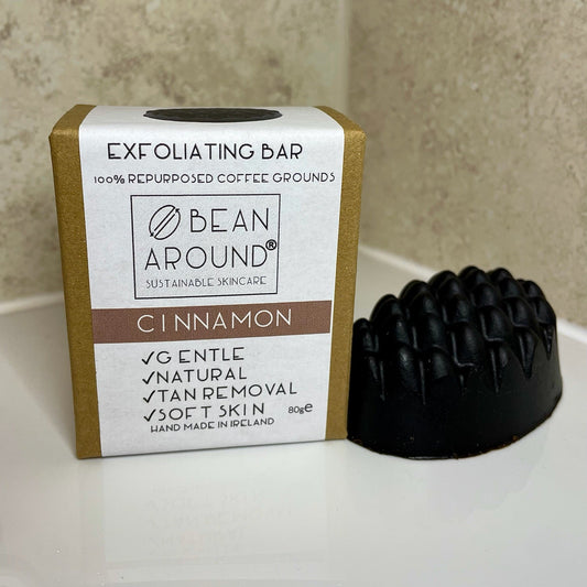 Cinnamon Exfoliating Coffee Soap Bar (80g)