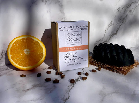 Orange Exfoliating Coffee Soap Bar (160g)