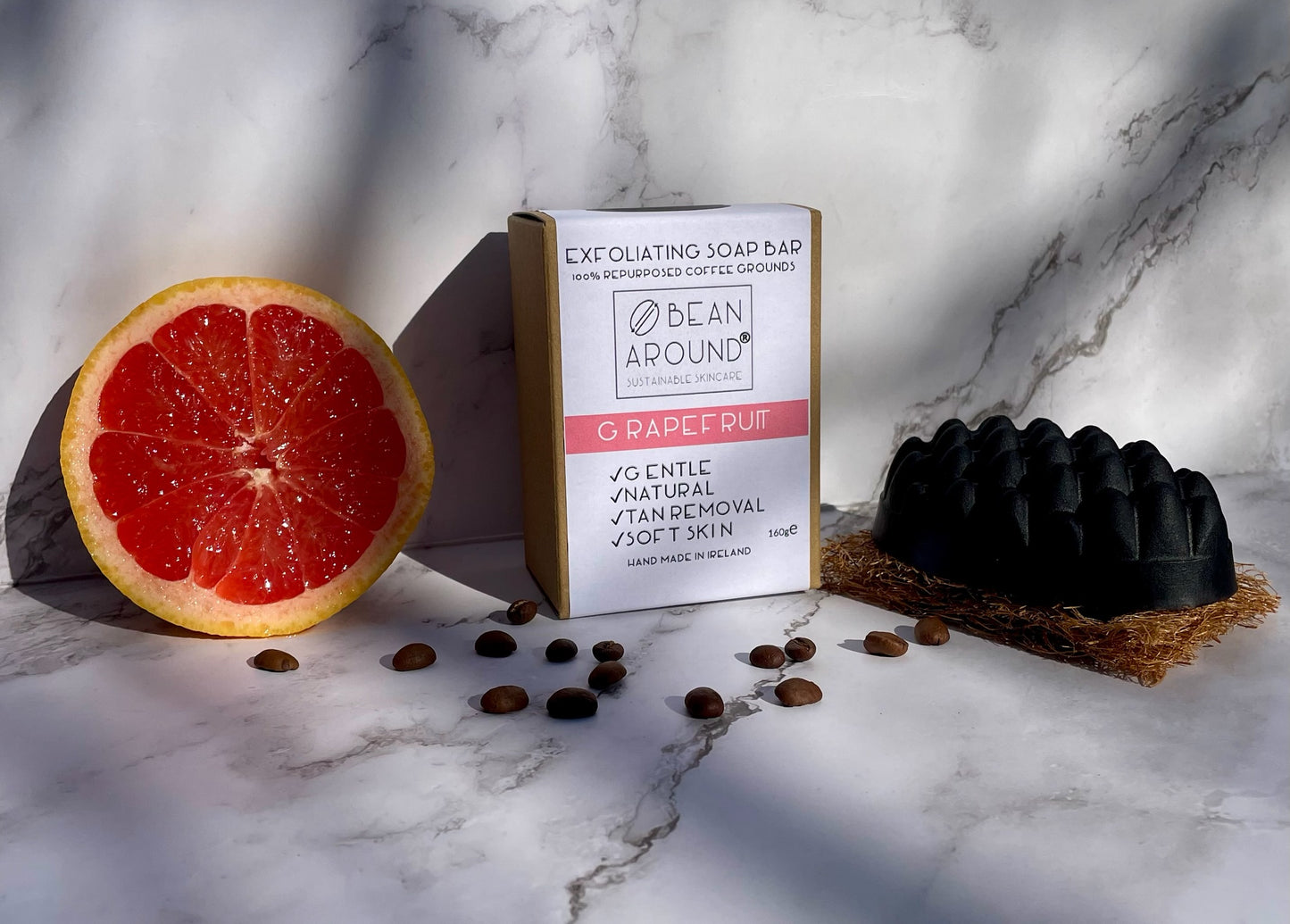 Grapefruit Exfoliating Coffee Soap Bar (160g)